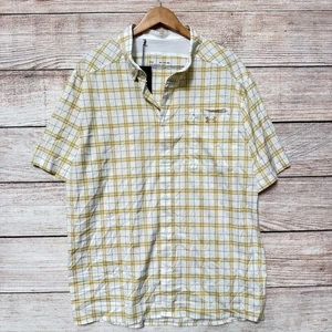 Under Armour Drift Tide 2.0 kariertes kurzärmliges geknöpftes Hemd Herren 2XL neu mit Etikett - Bild 1 von 12