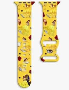 Disney Character Beauty And The Beast watch band For Apple Watch 38/39/40/41 New - Photo 1 sur 3