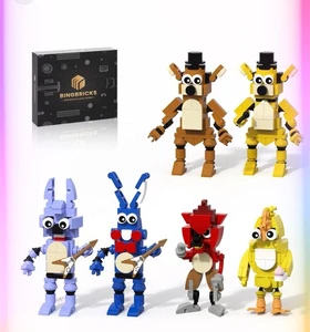 Buildify Bingbricks 424 Piece 6in1 Building Set Five Nights At Freddy/FNAF - Picture 1 of 1