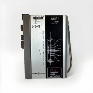 GE 3-5322B Cassette Tape Recorder Voice Activated VOR Player Vintage Tested - Picture 1 of 11
