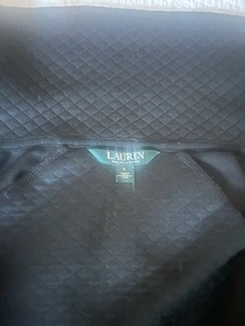 Lauren size large black polyester exercise jacket - Picture 1 of 8