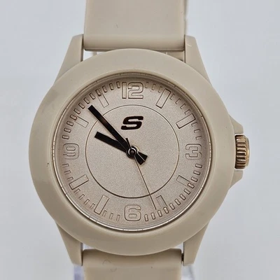 Reloj Sketchers Mujer 40MM Esfera Beige Bandas Plástico Beige Batería Nueva Foto 1 de 4