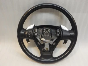 MAZDA RX-8 SE3P M561Y63-1 Genuine Steering Wheel Black Leather 3-Spoke SRS - Picture 1 of 7