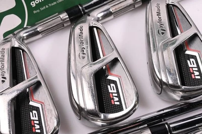 Taylormade M6 Irons / 5-PW+AW / Regular Flex KBS MAX 85 Shafts - Image 1 of 4
