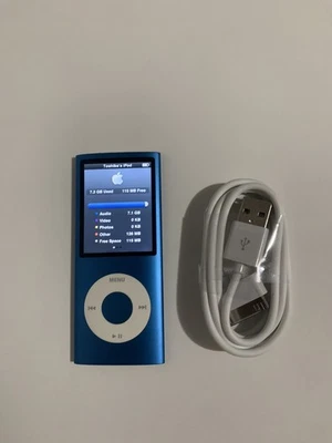 iPod Nano 4th Gen 8gb 1558 songs. NEW BATTERY - Image 1 of 3