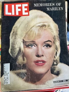 LIFE Magazine August 17 1962  MARILYN MONROE 1st Cover after Death - Imagen 1 de 1