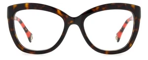 NEW Carolina Herrera CH HER0088 Eyeglasses 0O63 HAVANA RED 100% AUTHENTIC - Picture 1 of 1
