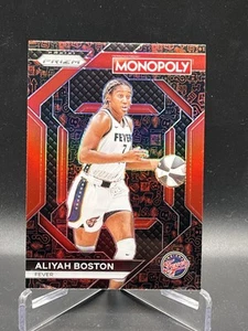 2024 Panini Prizm WNBA Monopoly Aliyah Boston Rojo Clásico Iconos - #WNBA17 Fiebre - Imagen 1 de 2