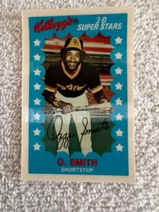 1982 Kellogg's NMT Very Nice Card Ozzie Smith San Diego Padres #6 - Picture 1 of 2