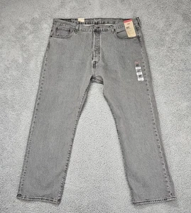 Jeans elásticos Levi’s 501 corte original gris pierna recta 40x29 (etiqueta 42x30) nuevos con etiquetas  - Imagen 1 de 12