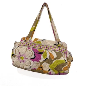 Bolso de Hombro Vera Bradley Floral Acolchado Cartera Multi Compartimento - Imagen 1 de 5