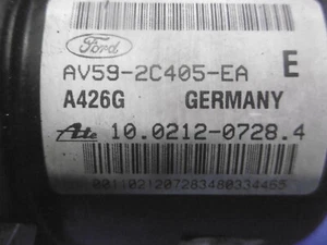  MK7 Ford Fiesta ABS Pumpe Bremse Steuergerät AV59-2C405-EA 10.0212-0728.4 - Bild 1 von 5
