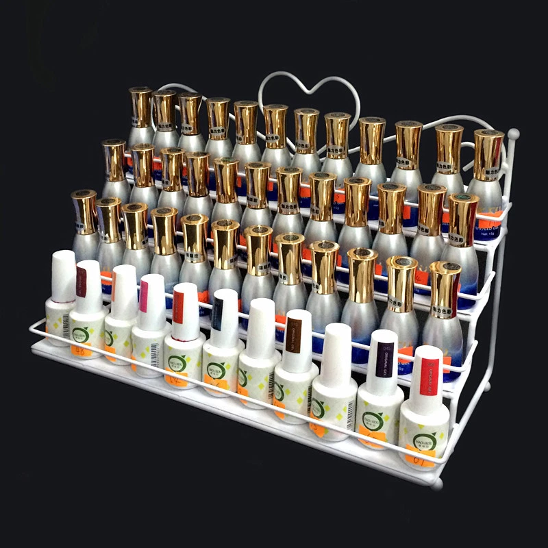 Nagellack Regal mit 3 Metall Ablagen als Wandregal Aufbewahrung für Nagellack DE - Bild 1 von 4