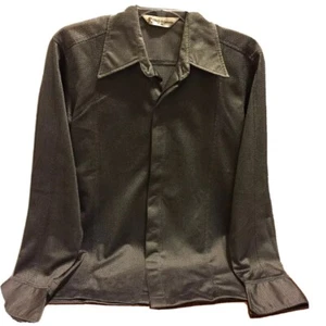 Roberta Di Camerino Vintage Bluse Shirt Top Italienischer Designer Silber Mesh EUR 46 - Bild 1 von 10