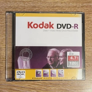 Kodak DVD-R 8x Speed 4.7GB New & Sealed Jewel Case (Blank) - Picture 1 of 1