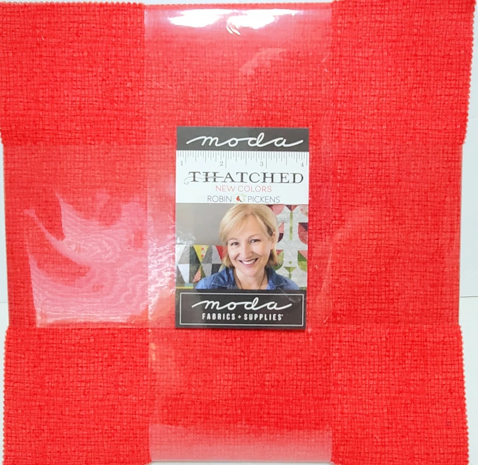 THATCHED NEW COLORS 2021 Layer Cake Robin Pickens Moda Fabrics texture 48626LCN - Image 1 of 4