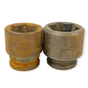 Williams 6-646 6-648 6 Pt 3/4'' Drive Impact Socket 1-7/16 1-1/2 in Size, 2 Pcs - Picture 1 of 11