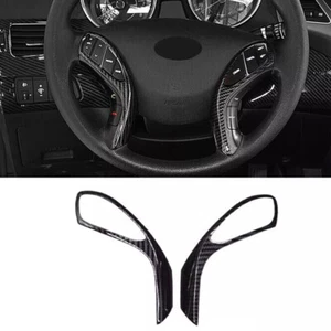 2X ABS Carbon Pattern Steering Wheel Trim Cover for Hyundai I30 2012-2016 - Picture 1 of 3