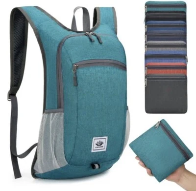 15L Faltbarer Rucksack Tragbar Herren Damen Outdoor Freizeit Reise Wandertasche - Bild 1 von 4
