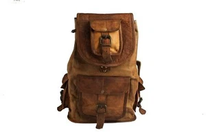 Travling lether laptop bag, laptop bag ,christmas gift , dad gift, vintage item  - Picture 1 of 5
