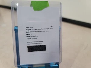 everton 2022-23 Select Pitchside Signatures Auto  REDEMPTION #14 Demarai Gray - Picture 1 of 2