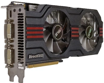 ASUS GTX 560 Ti DirectCU II Nvidia Geforce 1 GB GDR5 256BIT SCHEDA GRAFICA VIDEO - Immagine 1 di 4