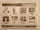 BLOODSPORT - AD TRADE - POSTER - CANNON - THE BARBARIANS - AMERICAN NINJA 2