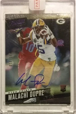 2017 Panini Prestige Xtra Points Purple MALACHI DUPRE Auto Autograph Rookie /100 - Image 1 of 4