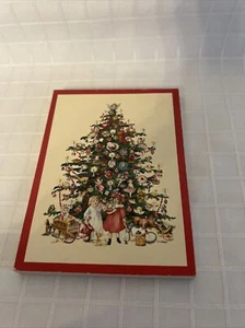Vintage Victorian Style Christmas Tree Notepad Brand New -Approximately 80 pages - Picture 1 of 4