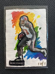 Custom Handmade 1/1 MIKE EVANS Card