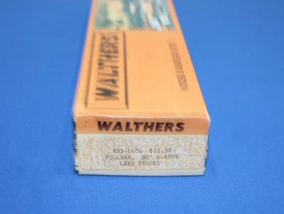 Walthers HO Scale Model Railroad Train Car Kit 933-6606 Pullman 80' Less Trucks - Image 1 of 3