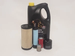 Filter/Öl Service Kit passend für Takeuchi TB014, TB016 mit Yanmar 3TNE68 Eng. - Bild 1 von 2