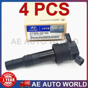 4X New Ignition Coil For Hyundai Verna Reina KIA K2 KX1 1.4L 27300-03150 - Picture 1 of 8