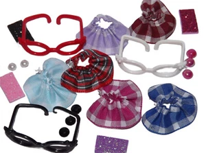 💞Littlest Pet Shop clothes lps accessories RANDOM 8 PC. NERD *CAT NOT INCLUDED*