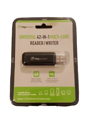 Digipower Universal 42-in-1 Multi Card-Reader/Writer DP-MCR4 New Sealed - Image 1 of 4