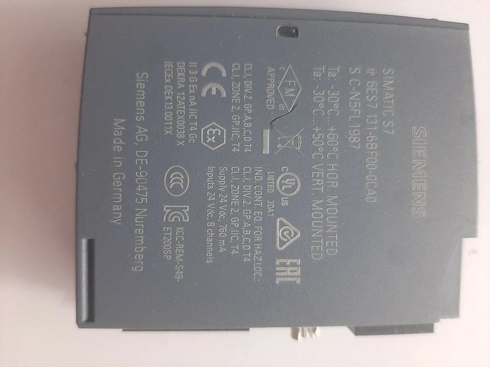 SIMATIC S7 6ES7 131-6BF00-0CA0 - Imagen 1 de 1