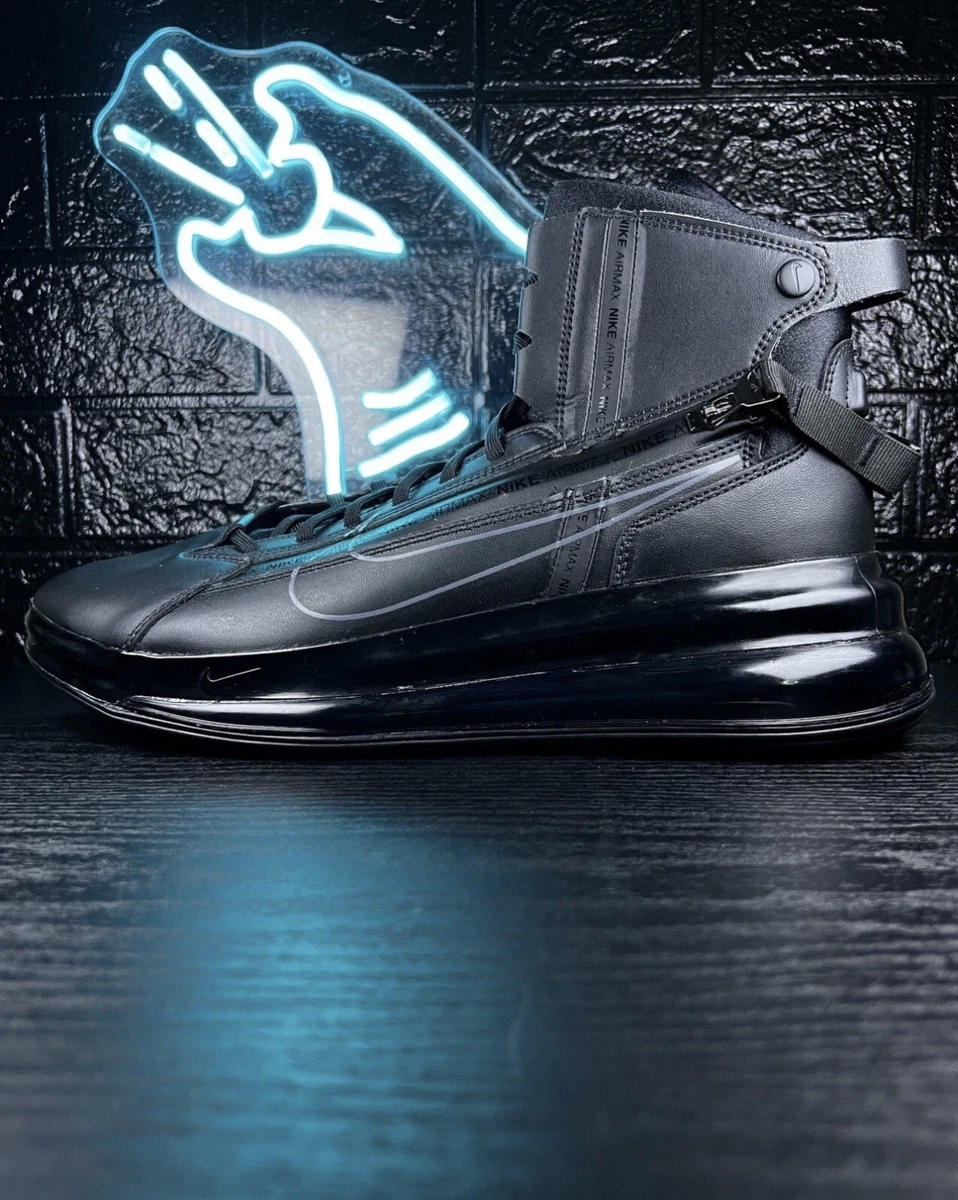 Nike Air Max 720 Saturn Triple Black for Sale | Authenticity
