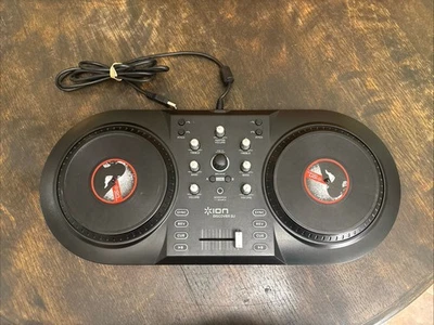 Ion Discover DJ Computer System Dual Turntable USB Controller for Mac PC Working - Image 1 of 4