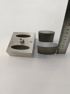 Scheibenschneider Schmuckherstellung oval - 2 GROSSE Stanzen 000 - Formen Stanzen Set Mond - Bild 1 von 7