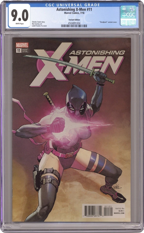 Astonishing X-Men #11B Yu Variant CGC 9.0 2018 4504891004 - Image 1 of 1