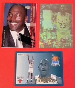 Michael Jordan RELIC SUIT CARD 1992-93 FLEER ALL STAR INSERT 1991-92 UD HOLOGRAM - Bild 1 von 8