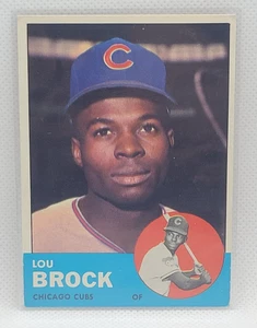 1963 Topps Lou Brock #472 Cubs (povero - sgualcito) - Foto 1 di 2
