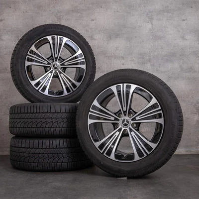 Mercedes E-Klasse Winterräder 18 Zoll W214 S214 Felgen A2144012200 schwarz - Bild 1 von 4