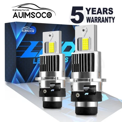 CSP D2S D2R LED Headlight Bulbs Low Beam Kit For Acura TL Sedan 4-Door 1999-2014 - Image 1 of 4