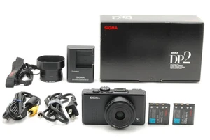 【MINT】SIGMA DP2 14MP w/ Hood Adapter & Optical Viewfinder From JAPAN - Picture 1 of 9
