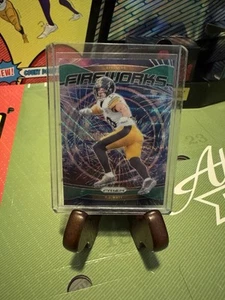 2024 Panini Prizm - Fireworks T.J. Watt #15 Green Wave Prizm - Picture 1 of 2