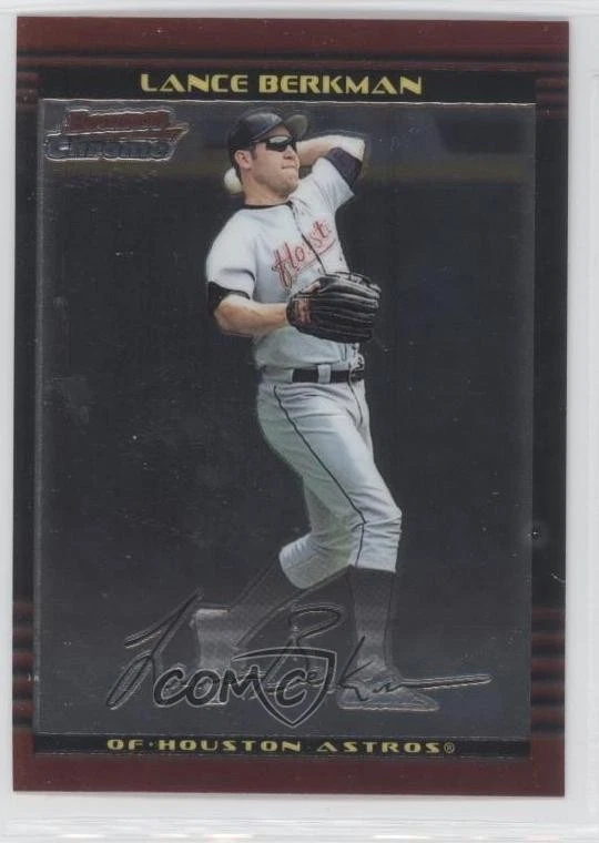 2002 Bowman Chrome Lance Berkman #69 - Image 1 of 2