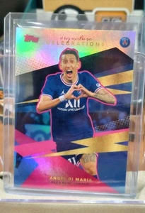 2021-22 Topps PSG Team Set - Signature Celebrations Angel Di Maria 53/150 - Picture 1 of 2