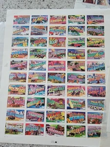USPS Postage Stamp Sheets - Picture 1 of 8