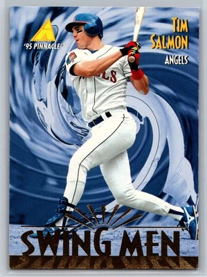 1995 Pinnacle #286 Tim Salmon Swing Men California Angels - Image 1 of 2